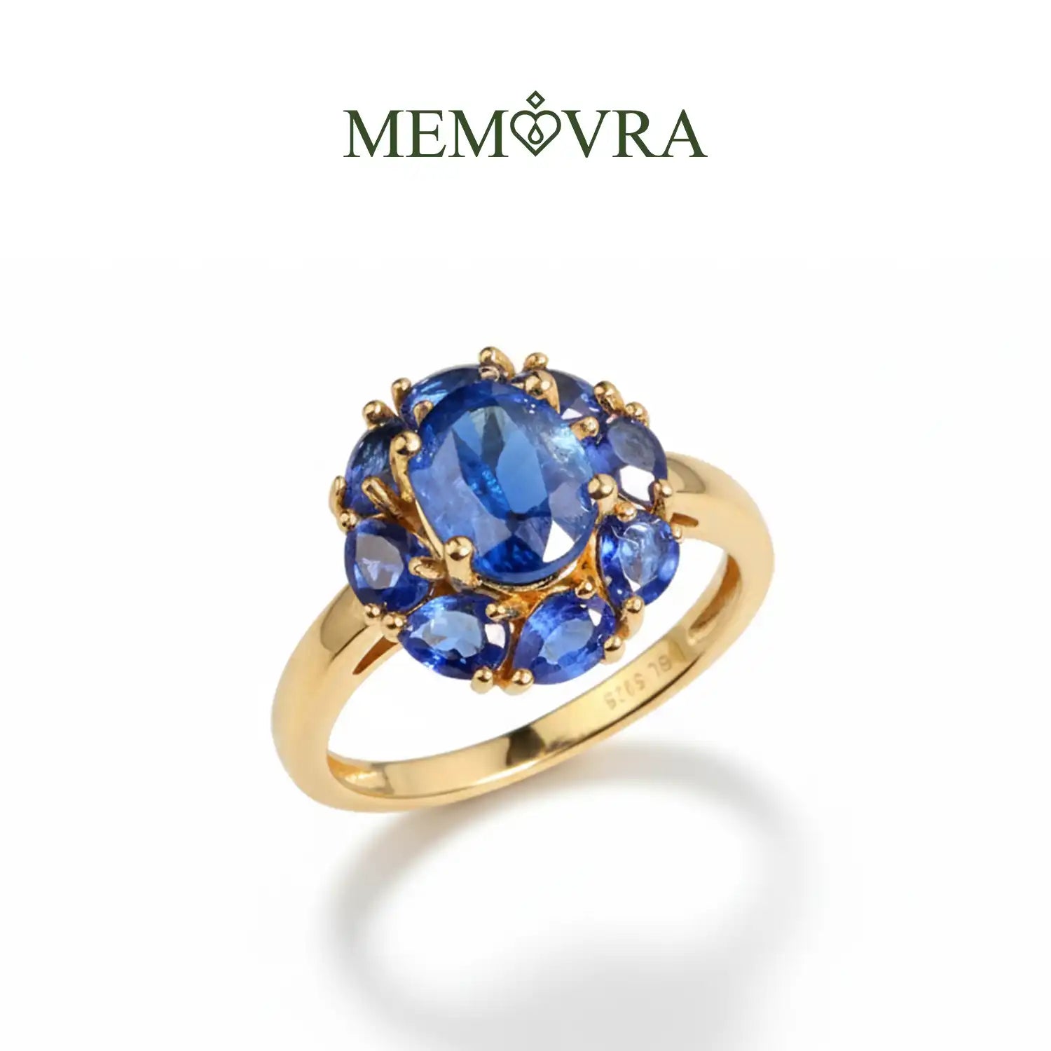 Deep Blue Kyanite Sterling Silver Ring