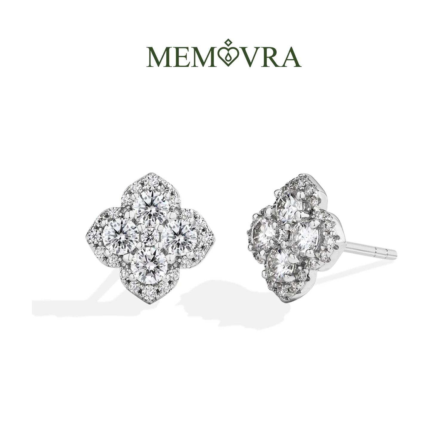 Dazzling Moissanite Stud Earrings
