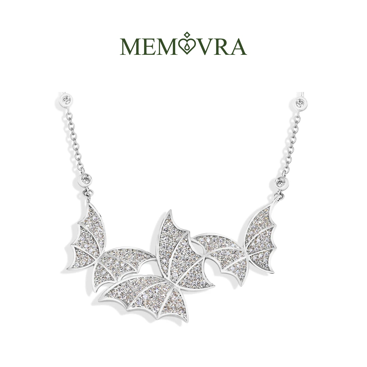 Elysian Butterfly Moissanite Necklace