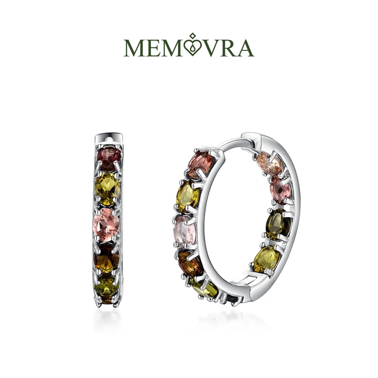 Multicolor Tourmaline Drop Earrings