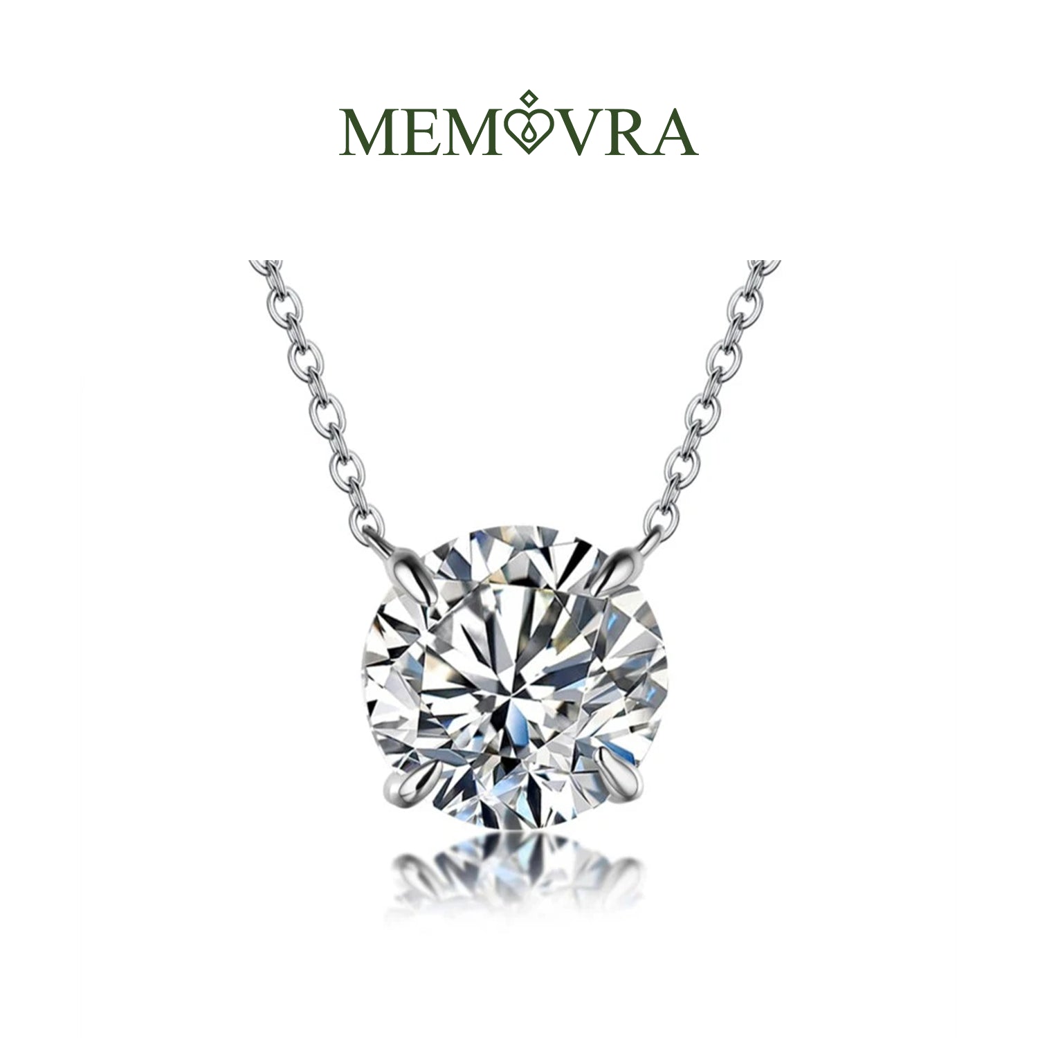 Celestial Moissanite Diamond Pendant Necklace