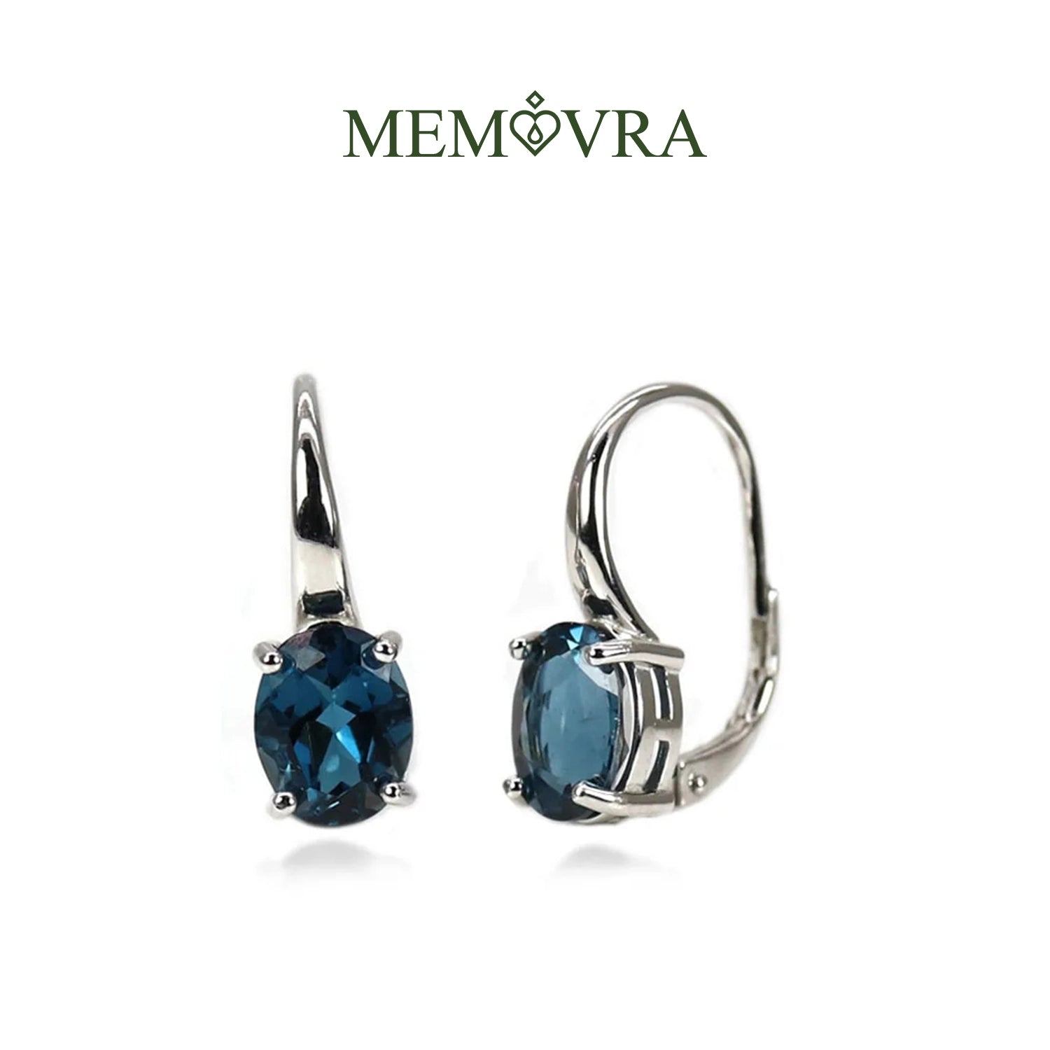 London Blue Topaz Drop Earrings