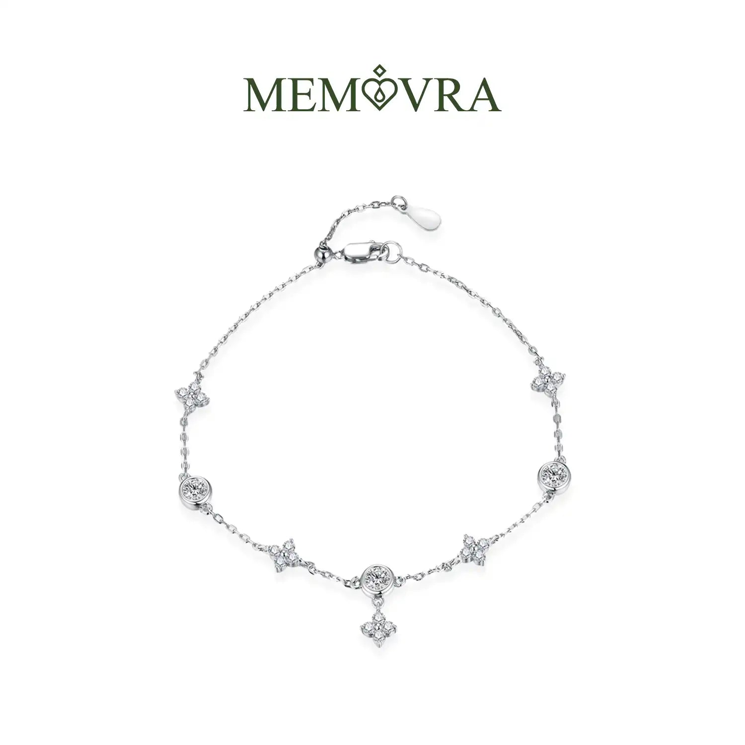 Eternal Elegance Moissanite & Pearl Bracelet