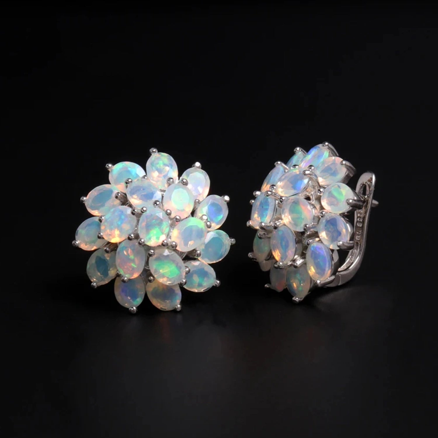 Opal Blossom Earrings