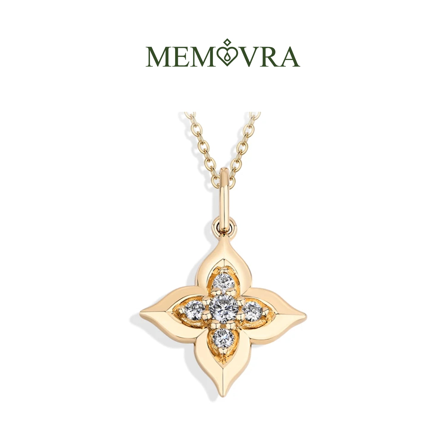 Luminous Glow Moissanite Pendant Necklace