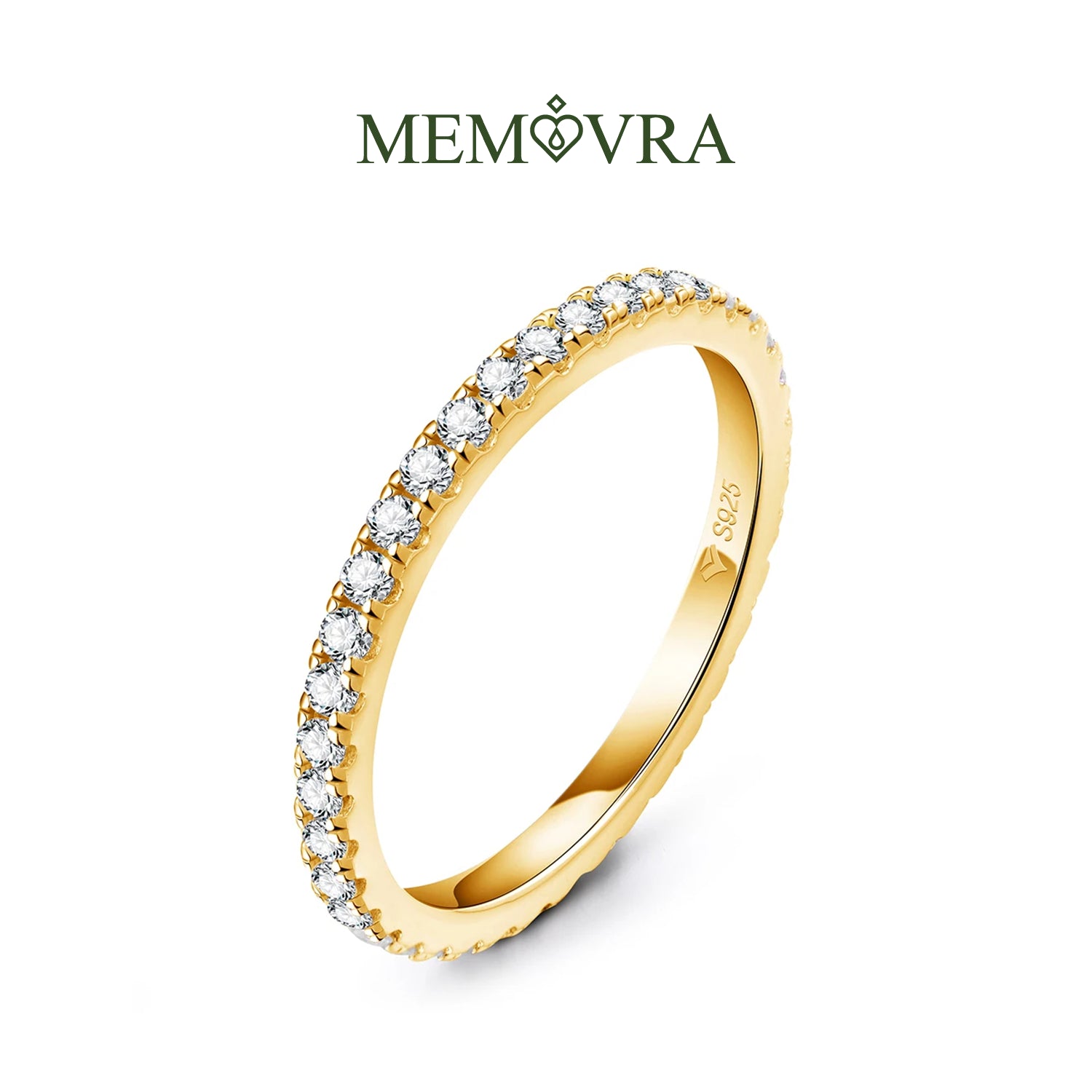 Eternal Grace Moissanite Engagement Band