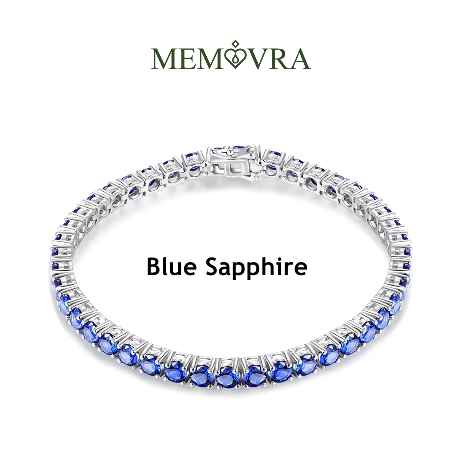 Memovra Tanzanite & Sapphire Gemstone Bracelet