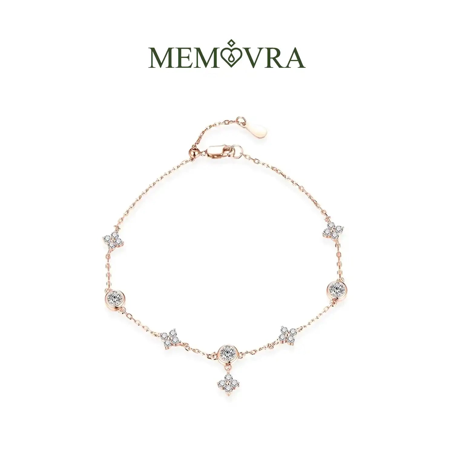 Eternal Elegance Moissanite & Pearl Bracelet
