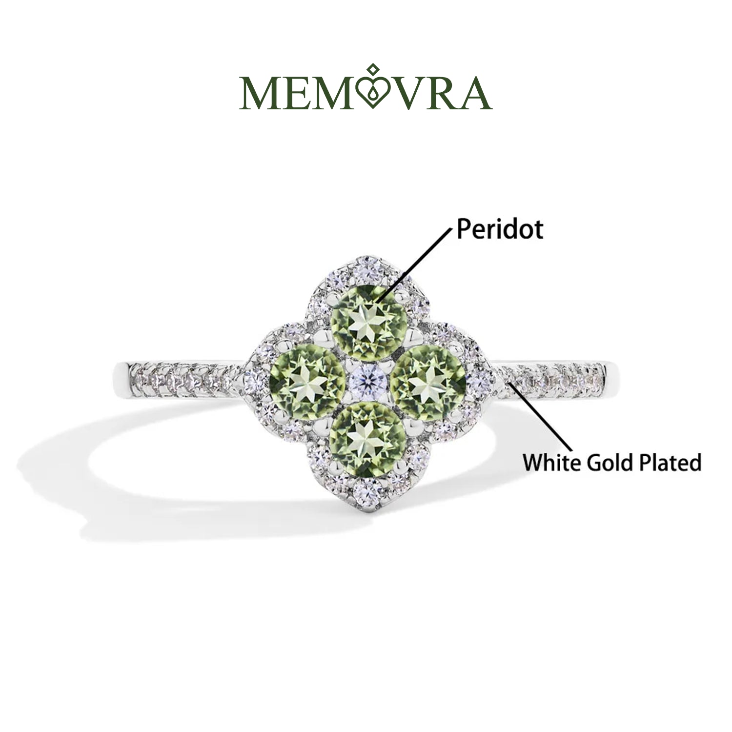 Radiant Charm Moissanite Party Ring