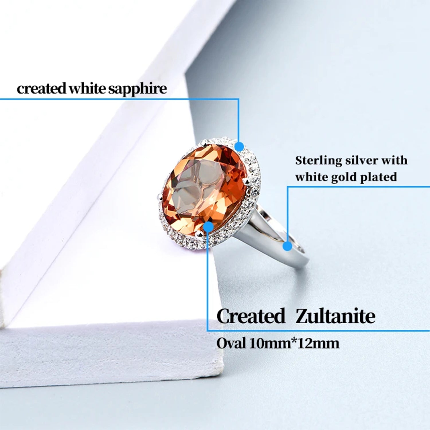 Zultanite Color-Change Stone Ring