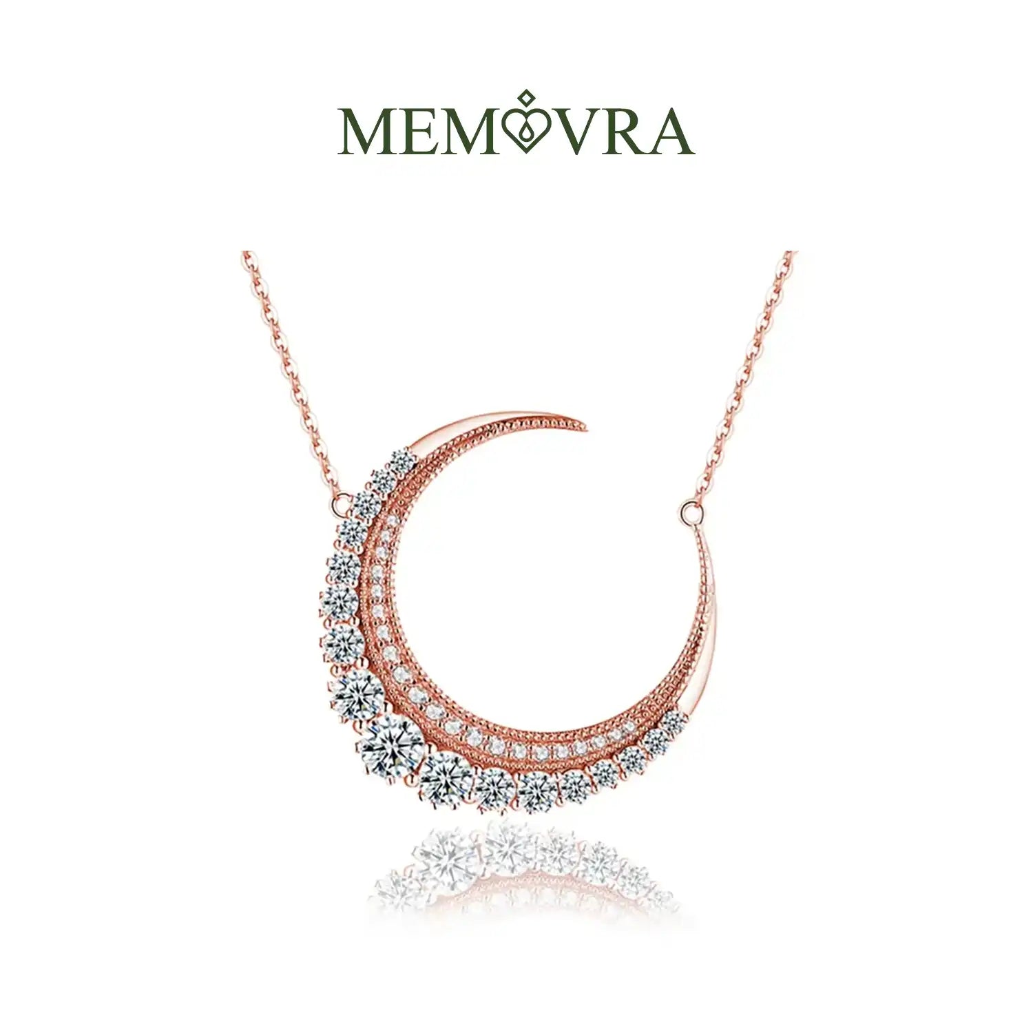 Moonlit Radiance Moissanite Pendant Necklace