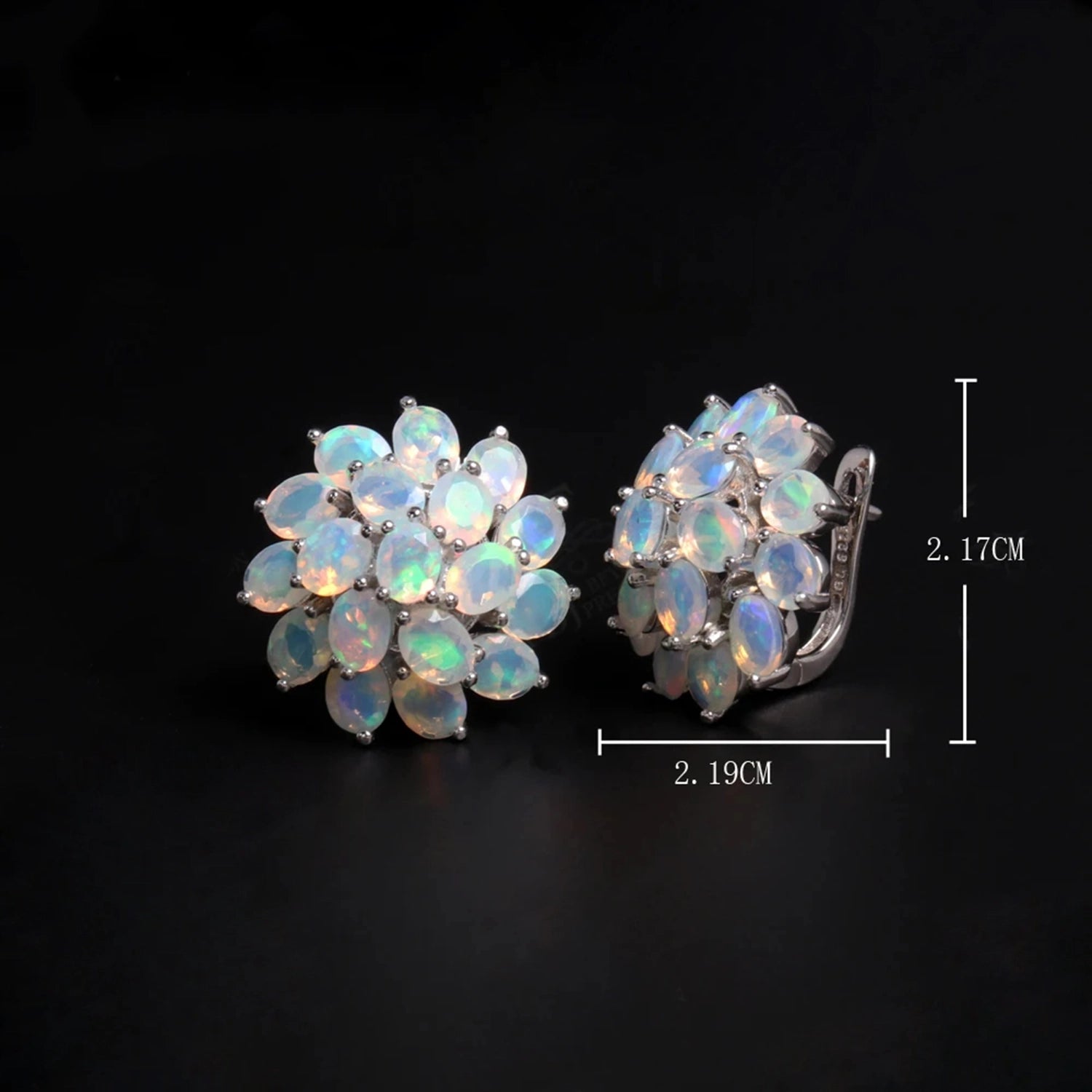 Opal Blossom Earrings