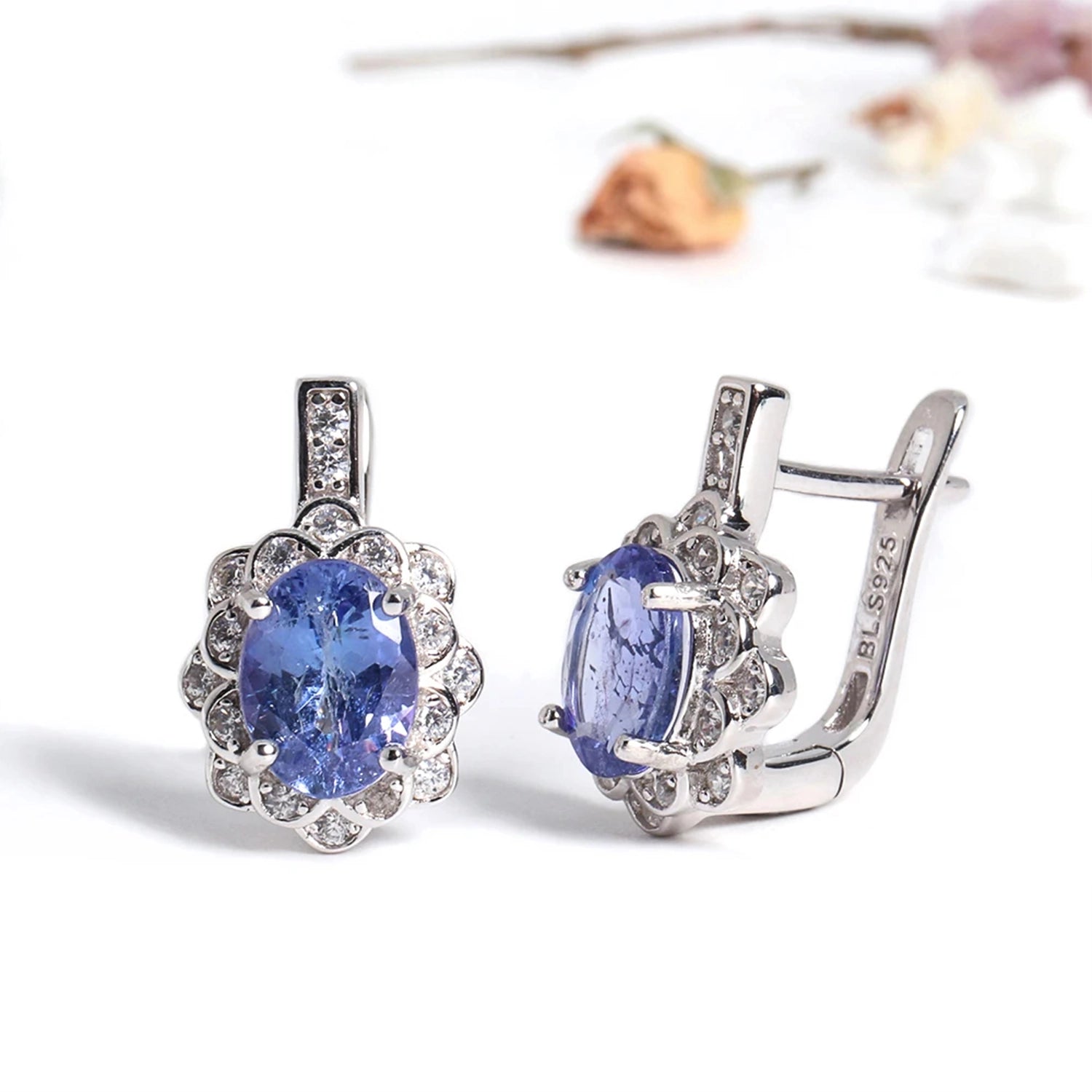 Tanzanite Waterdrop Earrings