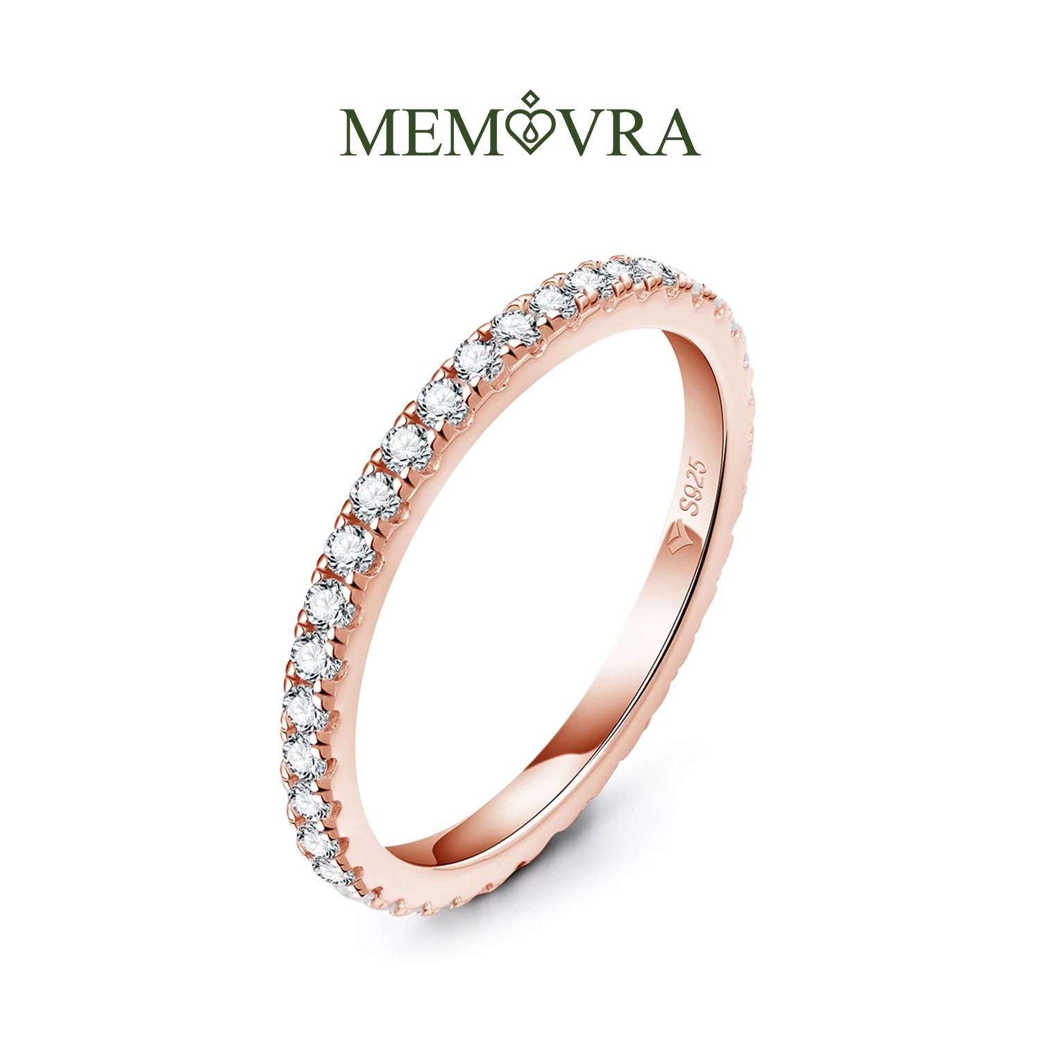 Eternal Grace Moissanite Engagement Band