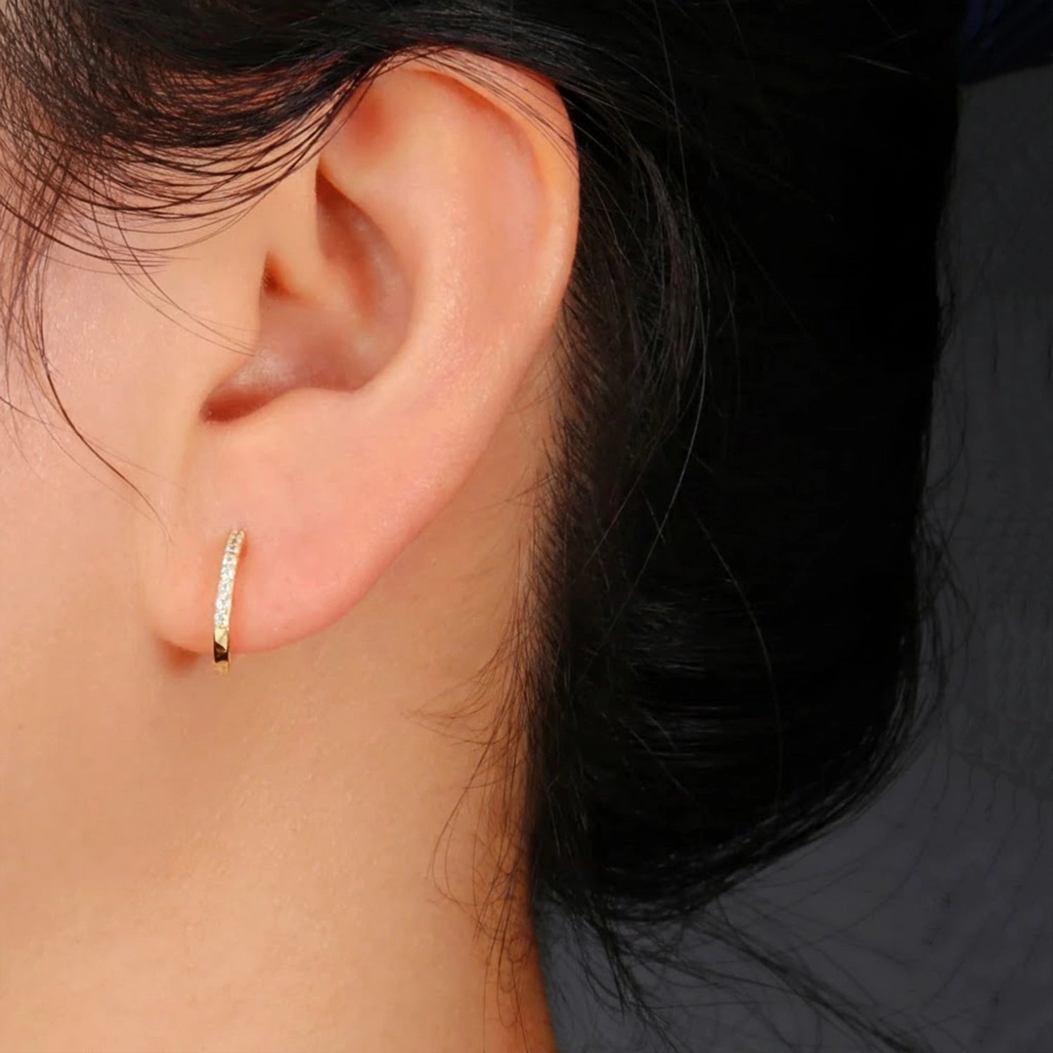 Opal Split-Design Drop Earrings