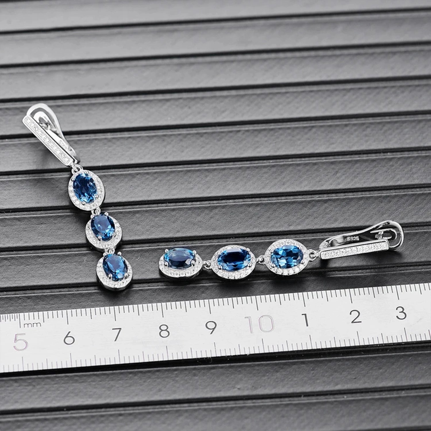 London Blue Topaz Drop Earrings