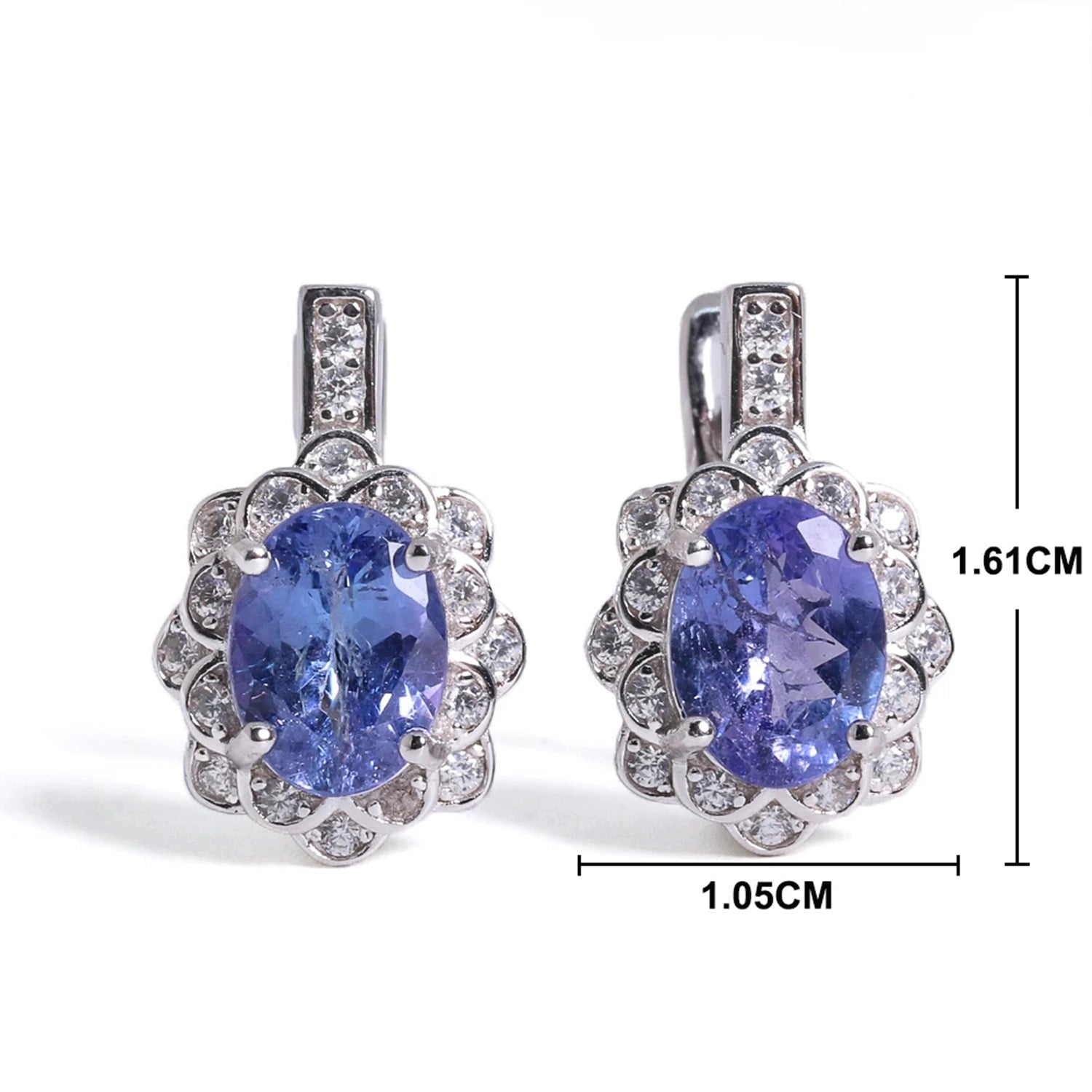 Tanzanite Waterdrop Earrings