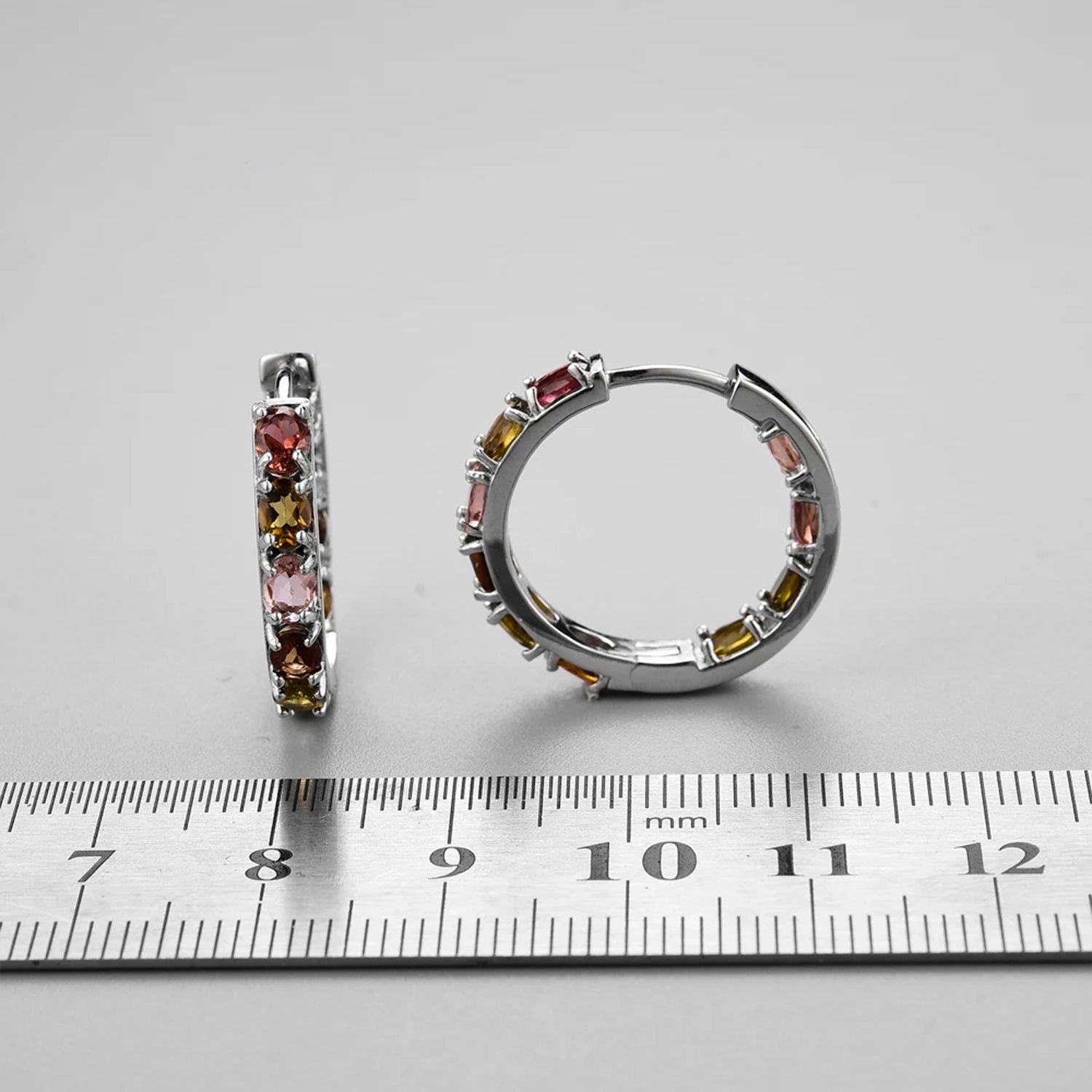 Multicolor Tourmaline Drop Earrings