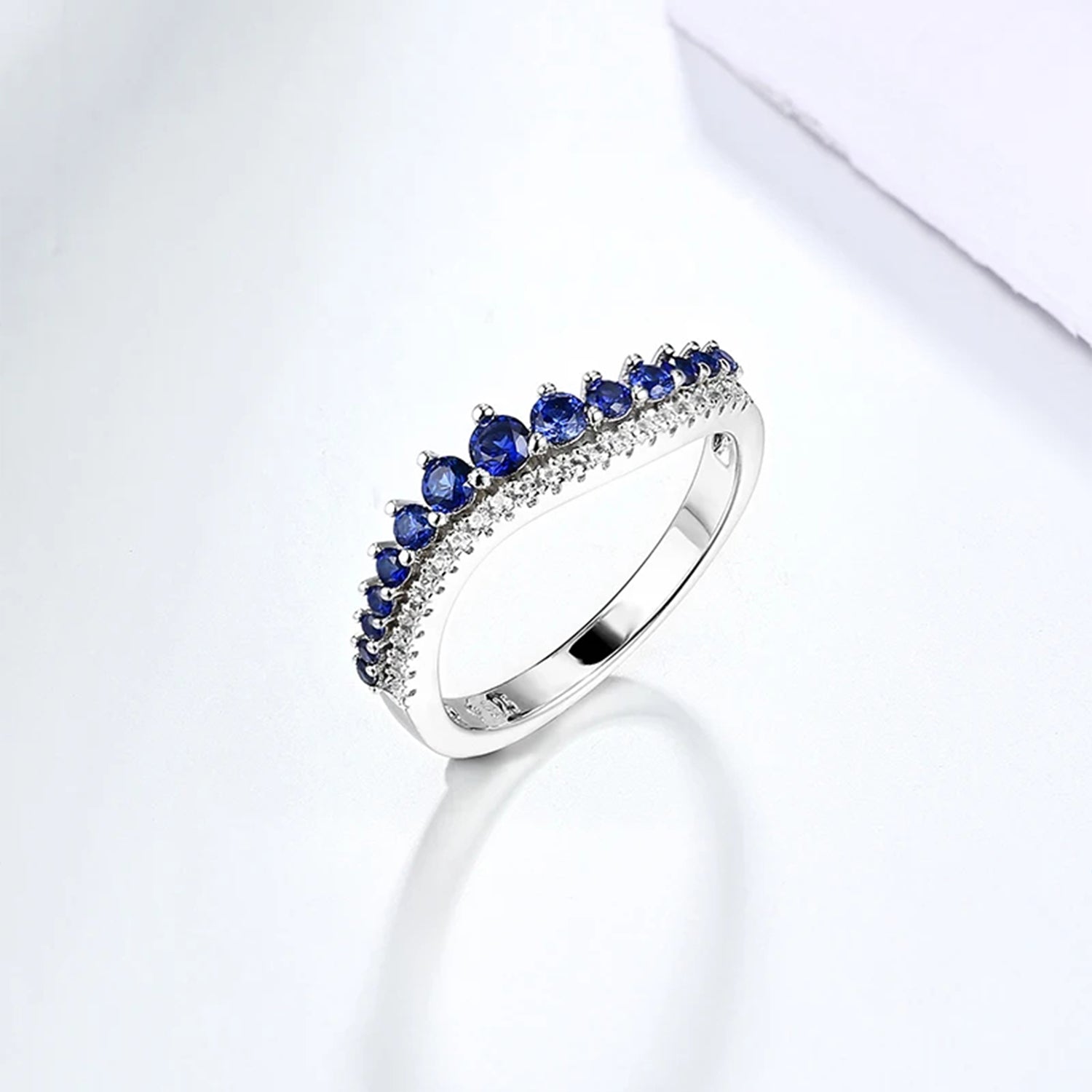 Celeste Blue Sapphire Engagement Ring