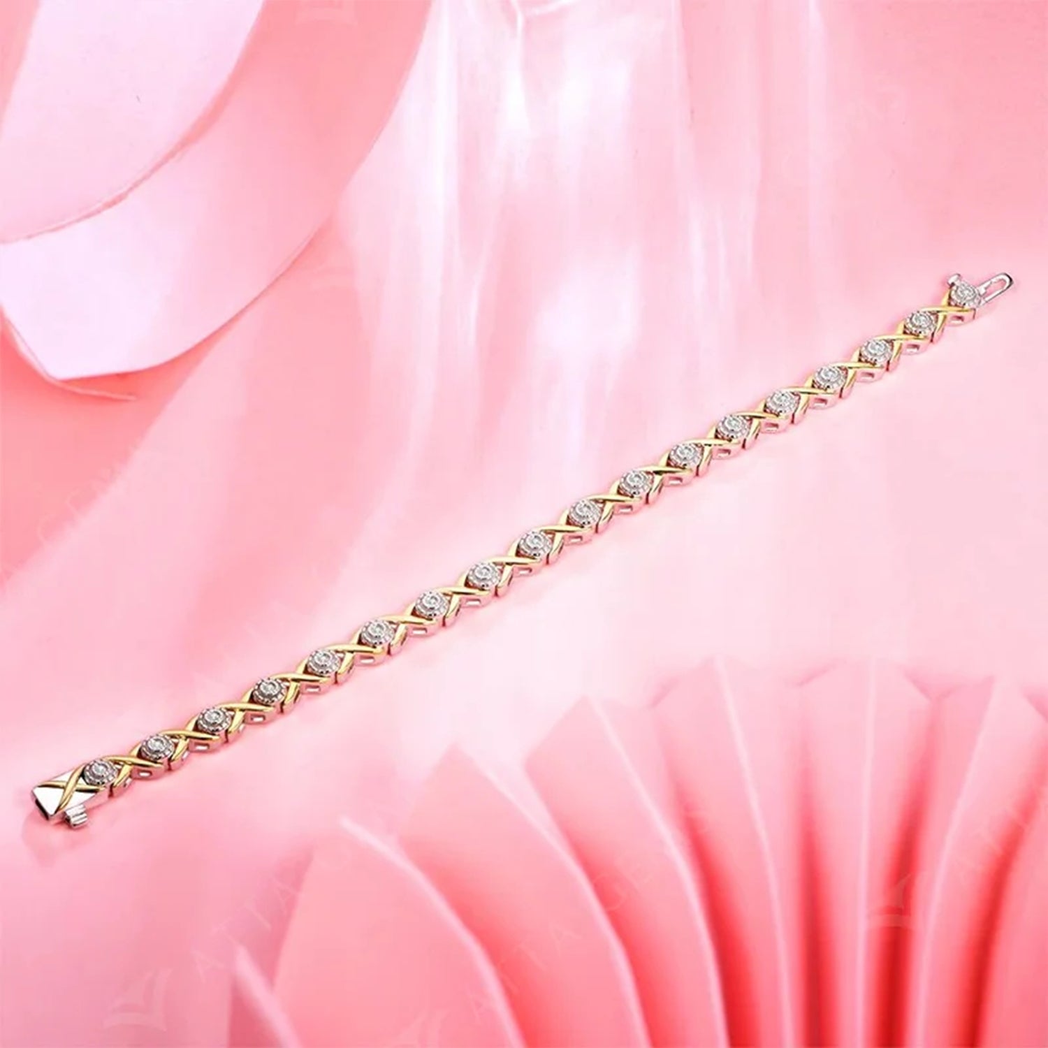 Radiant Moissanite Tennis Bracelet