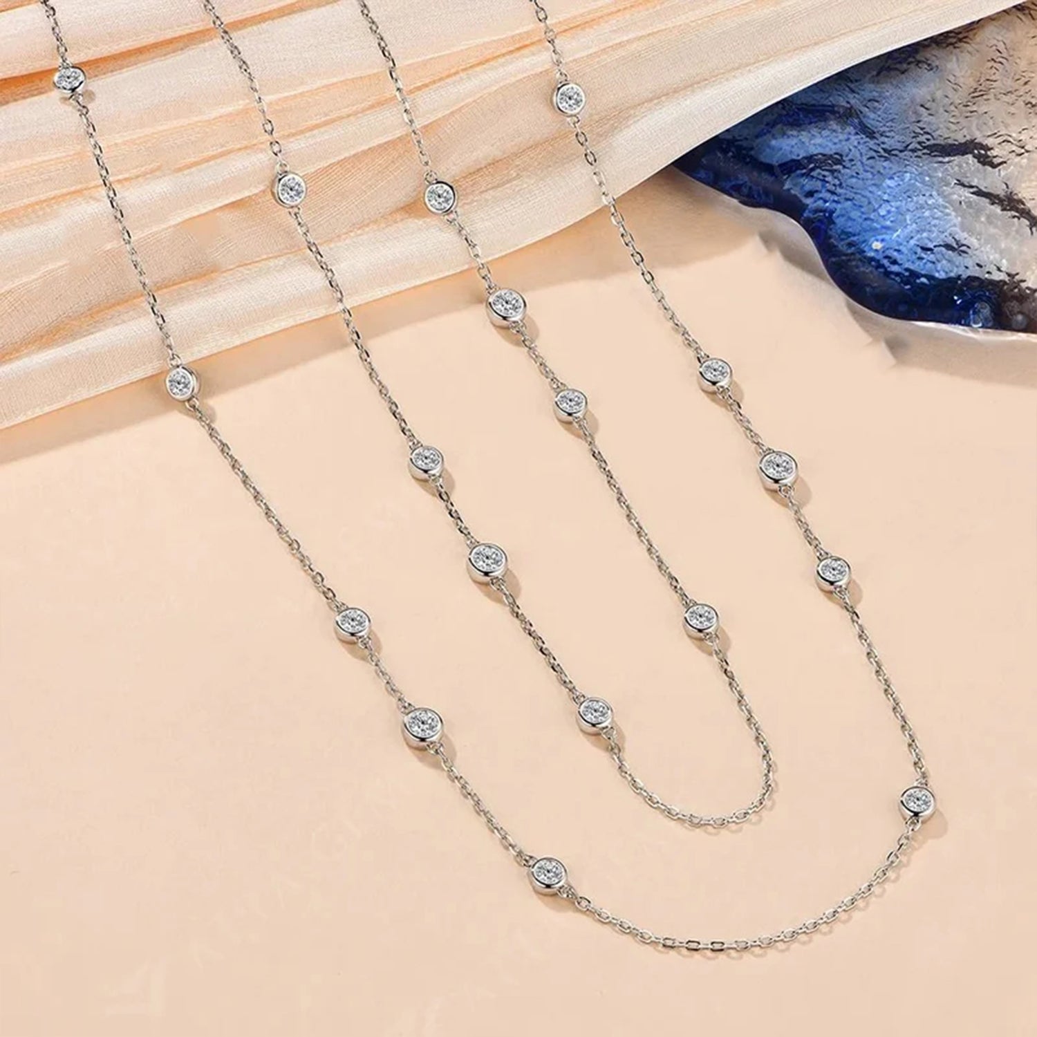 Elysian Moissanite Pendant Necklace