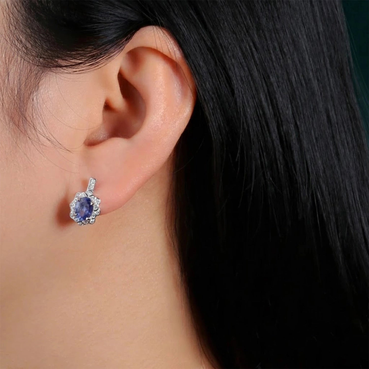 Tanzanite Waterdrop Earrings