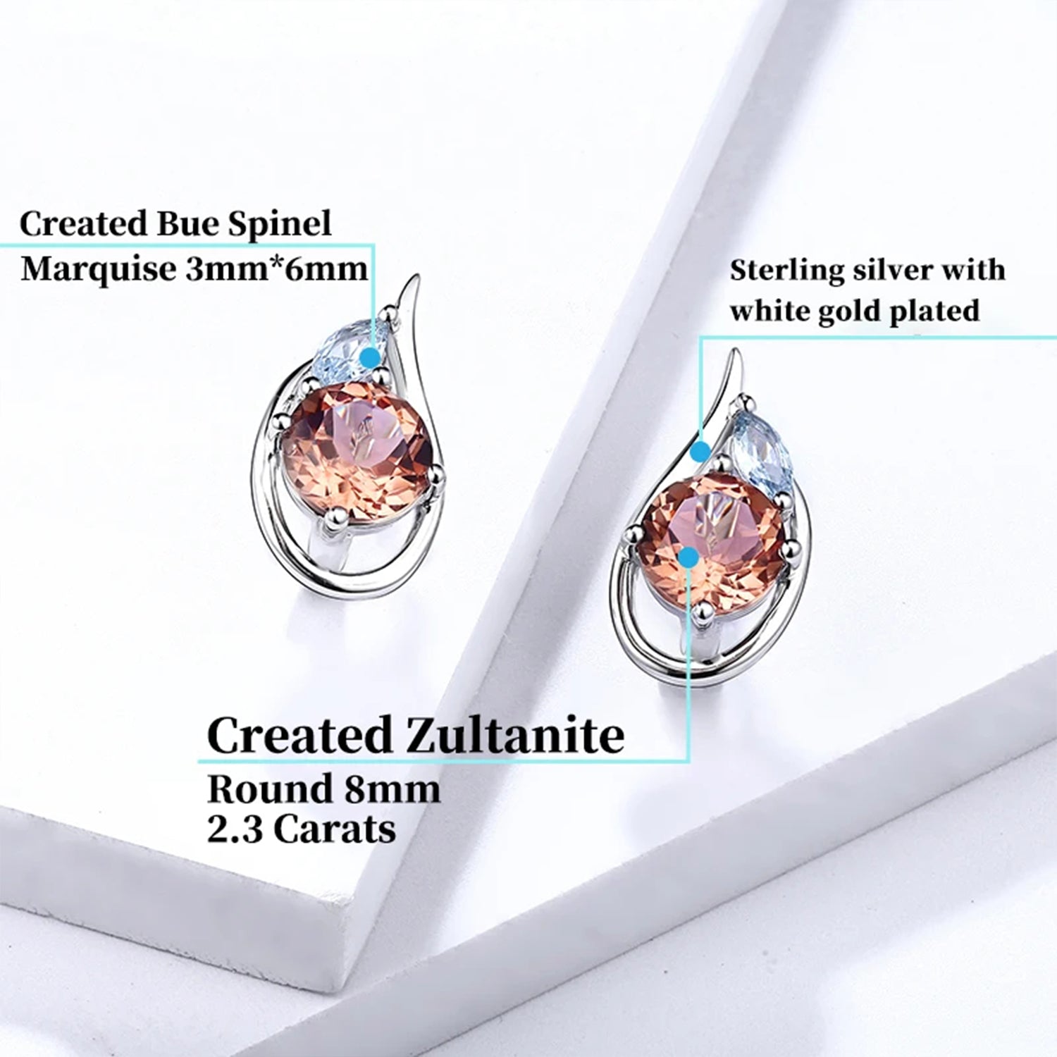 Zultanite Radiance Stud Earrings