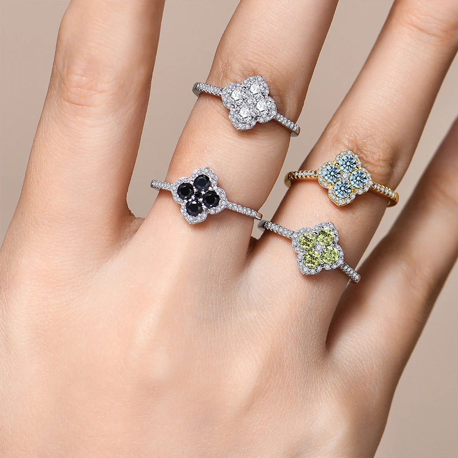 Radiant Charm Moissanite Party Ring