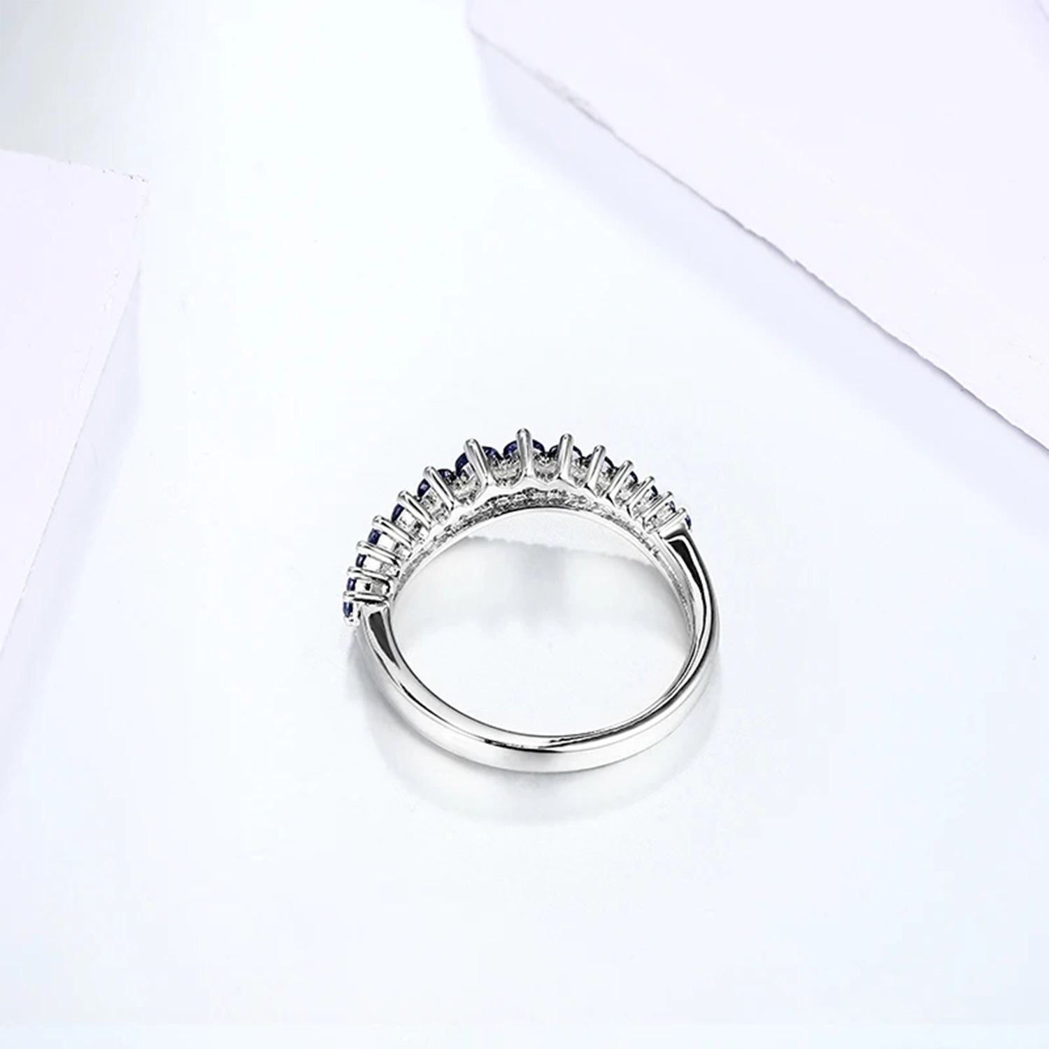 Celeste Blue Sapphire Engagement Ring