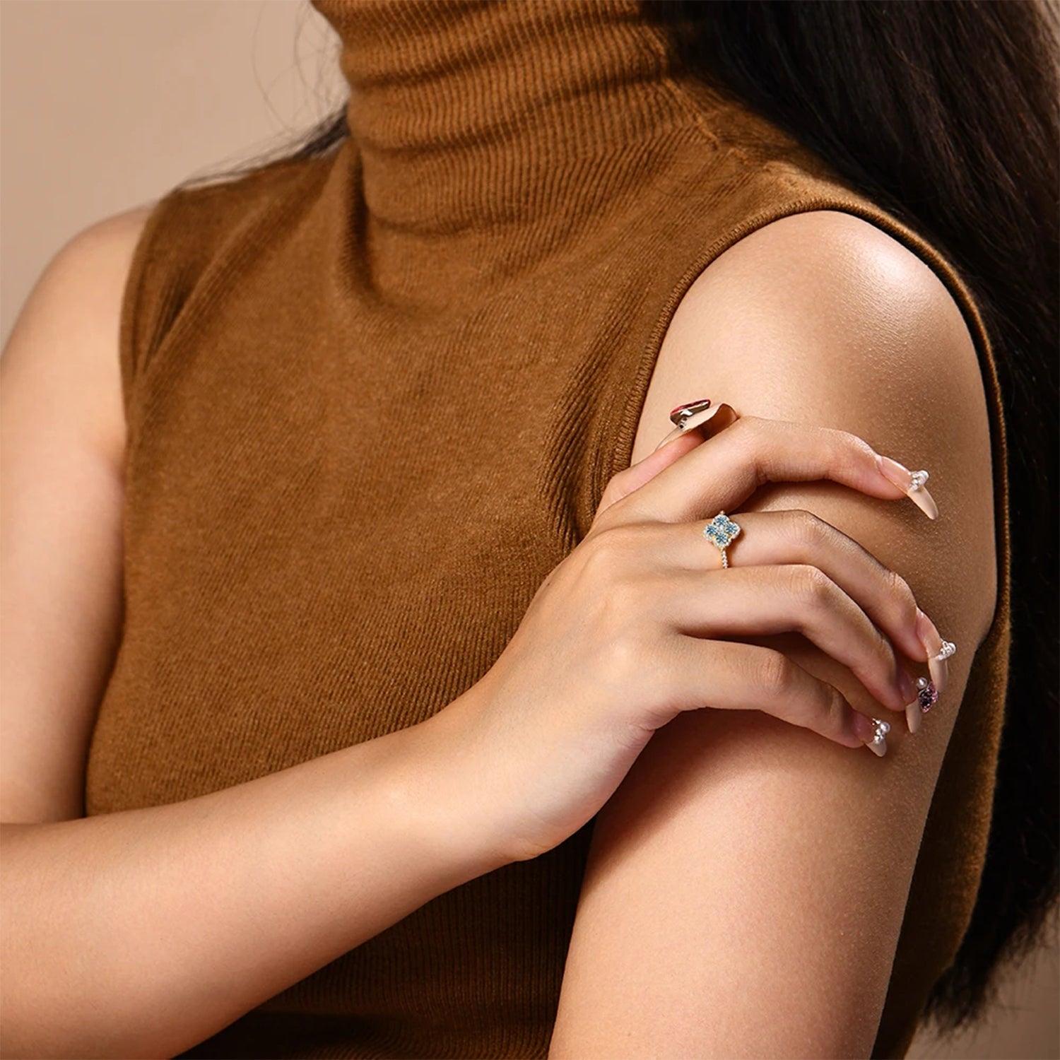 Radiant Charm Moissanite Party Ring