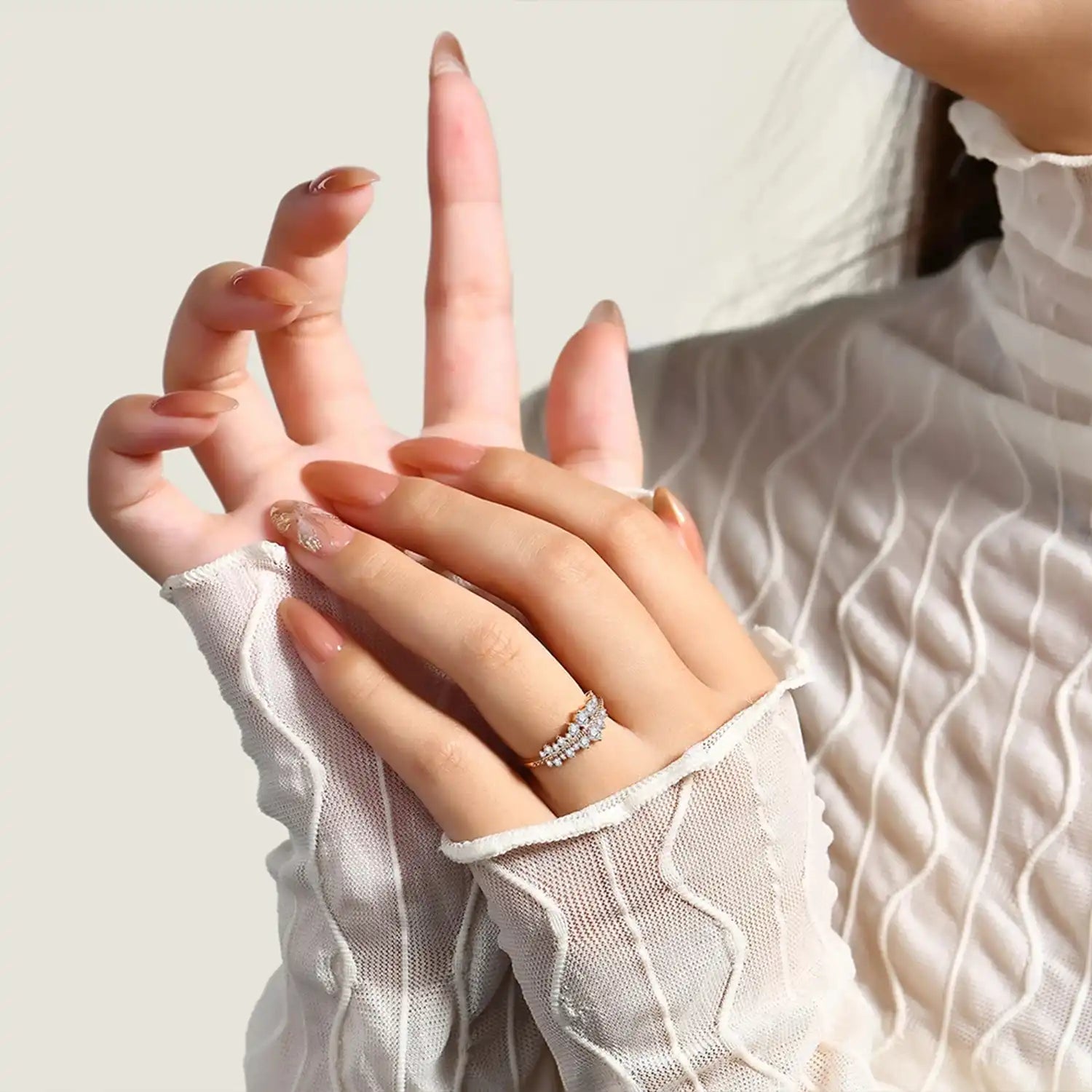 Radiant Brilliance Moissanite Wedding Band