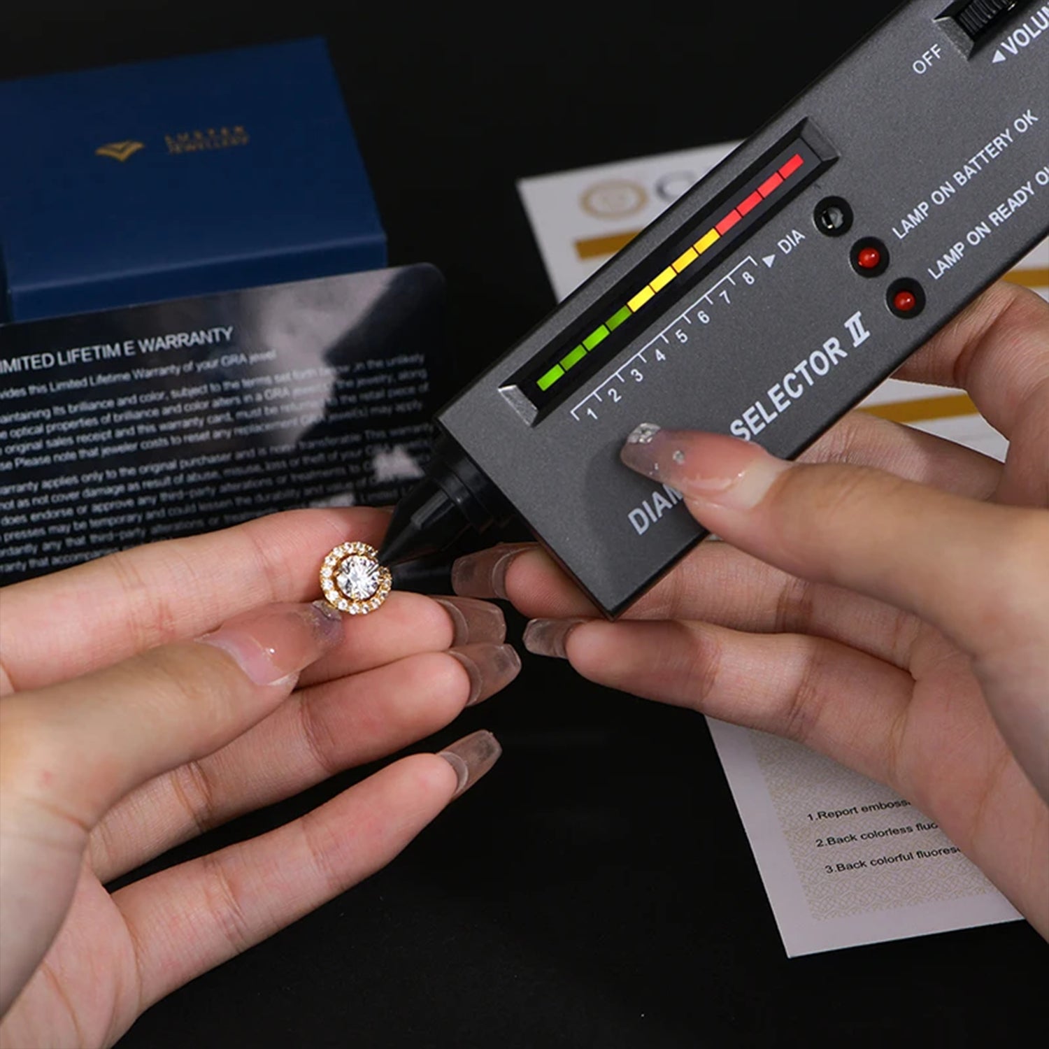 Radiant Charm Moissanite Detachable Stud Earrings