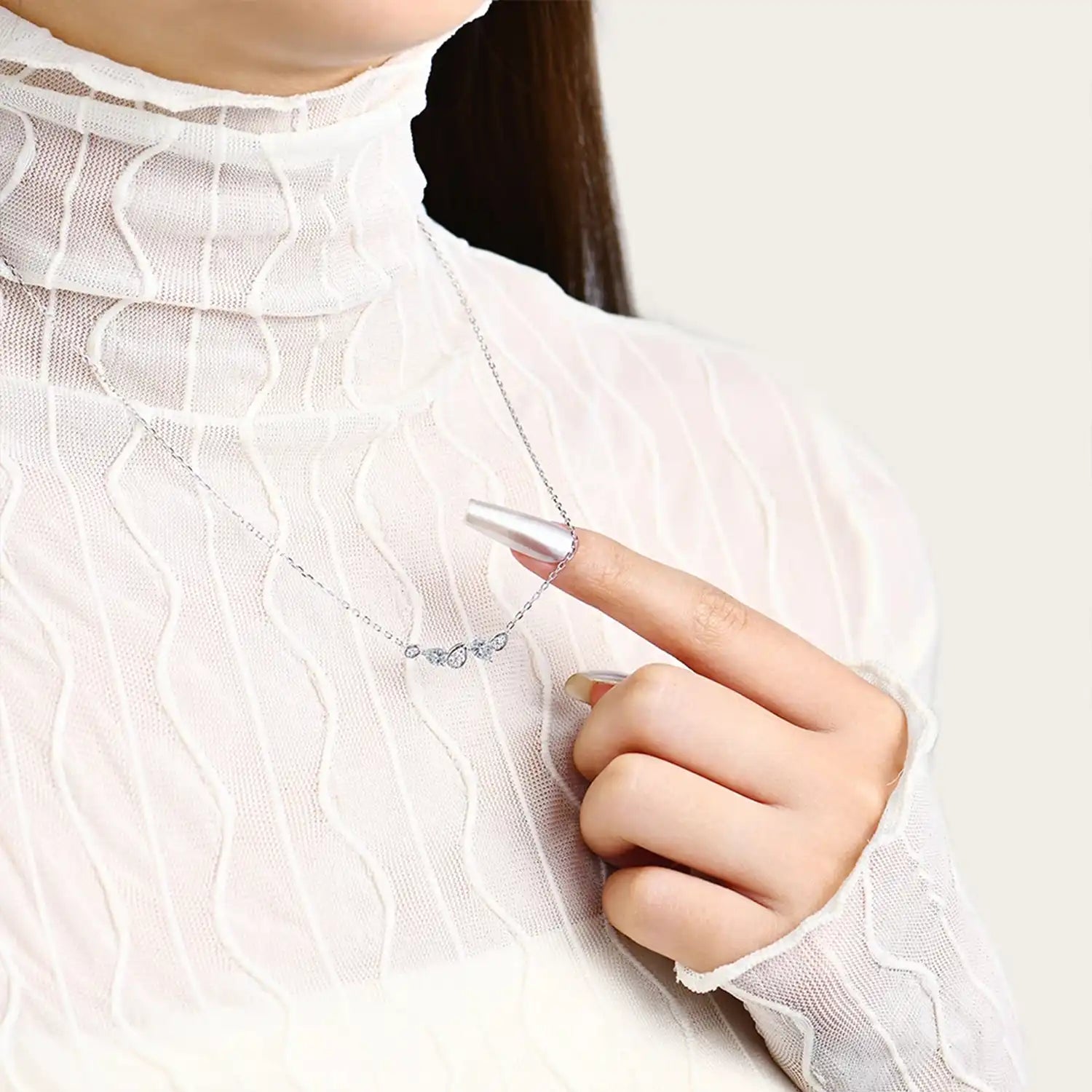 Eternal Glow Moissanite Pendant Necklace