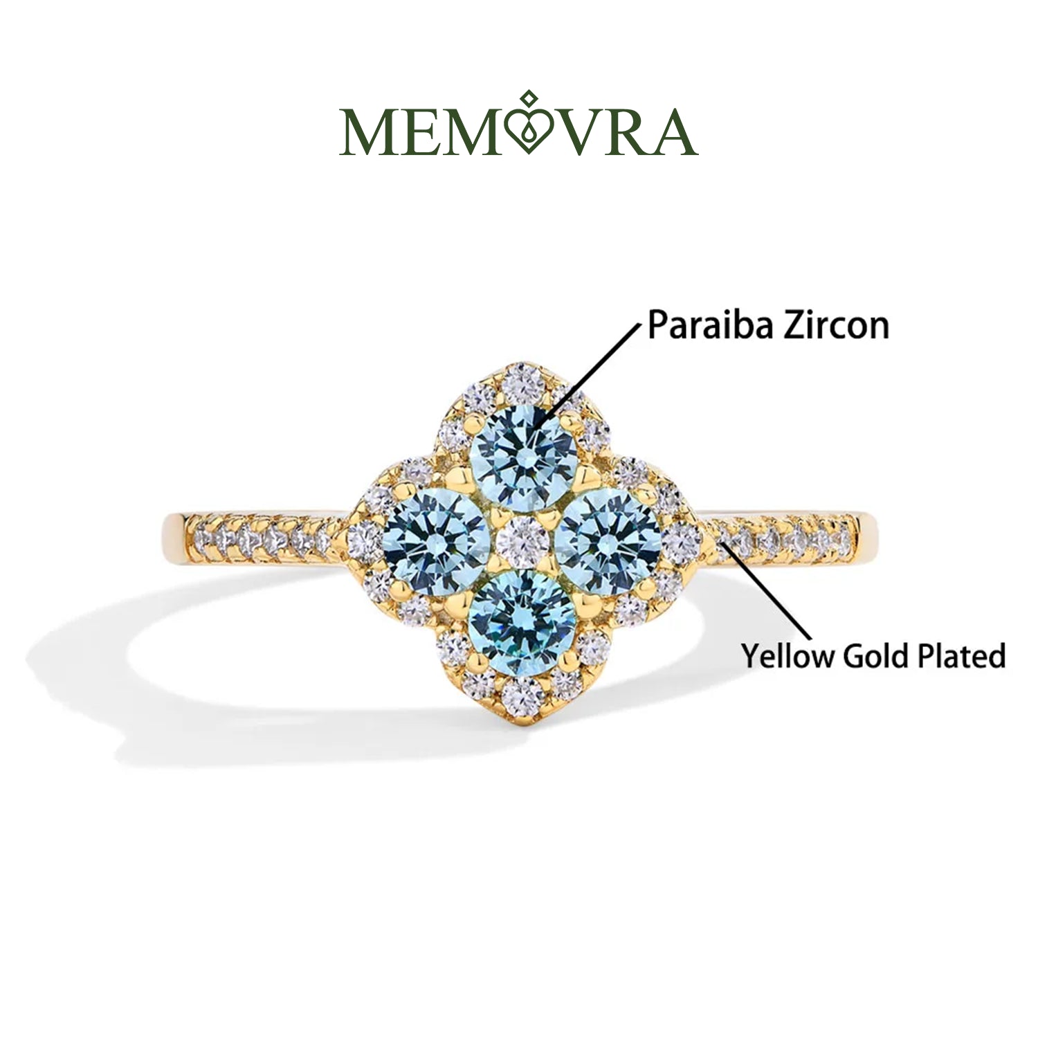 Radiant Charm Moissanite Party Ring