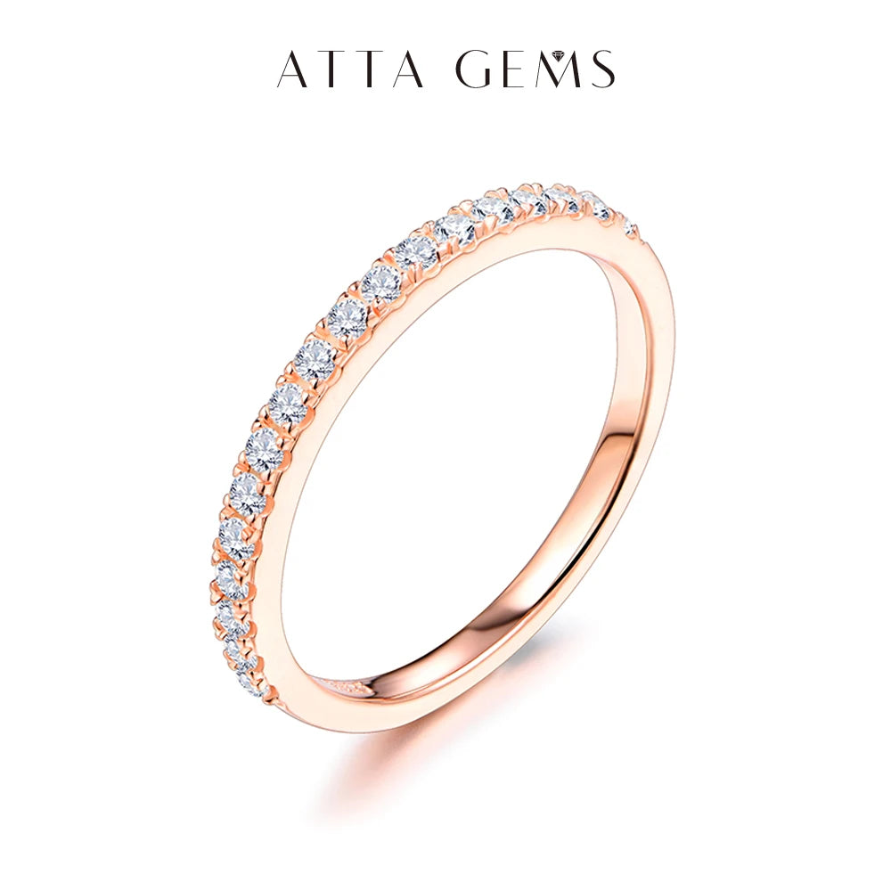 Aurora Rose Moissanite Ring